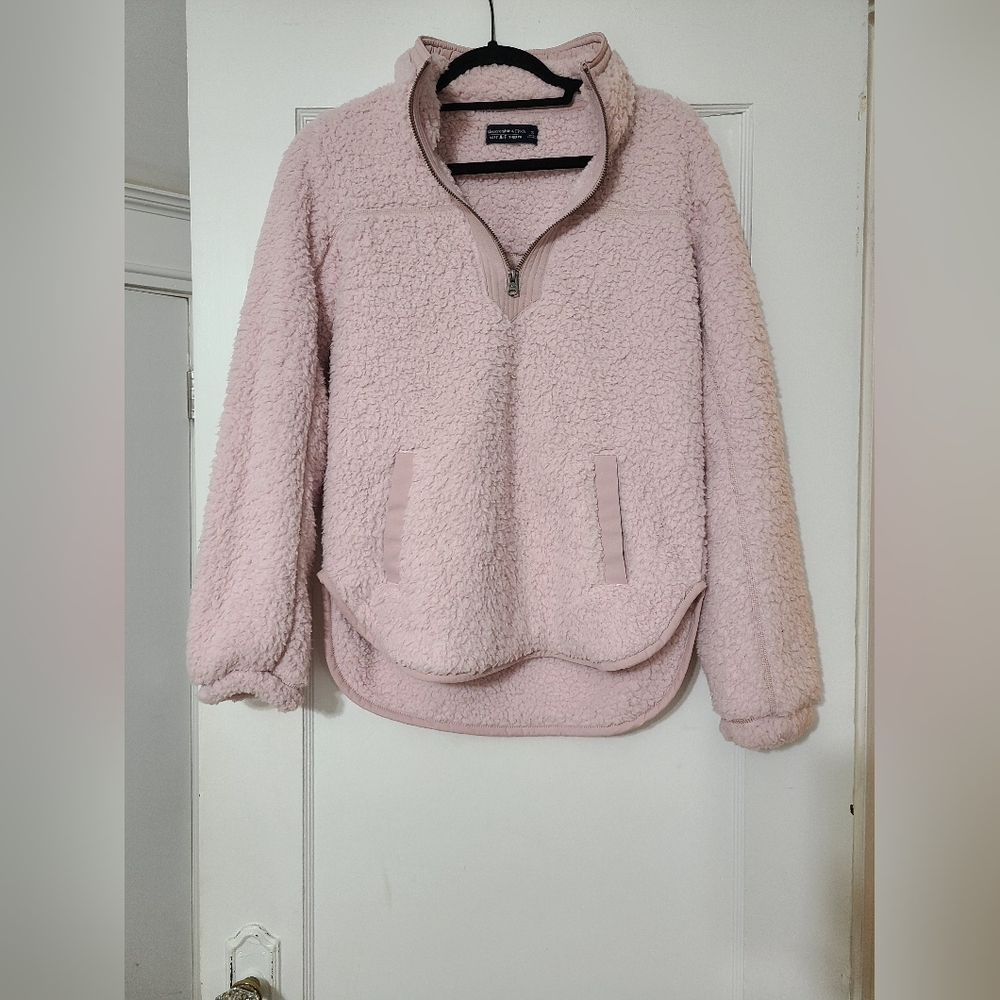 Abercrombie & Fitch Pink Sherpa
